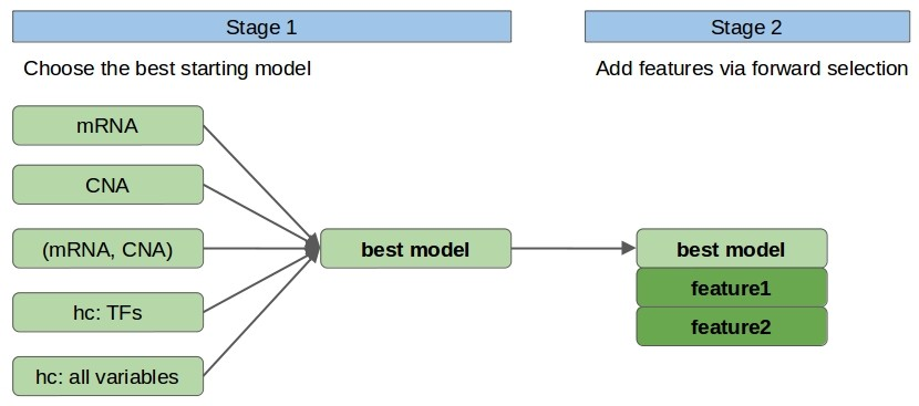 NCI-CPTAC DREAM-Proteogenomics Challenge - model architecture