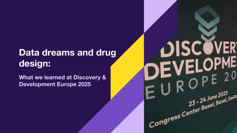 banner that introduces blog post a key take aways from the Drug Discovery Conference