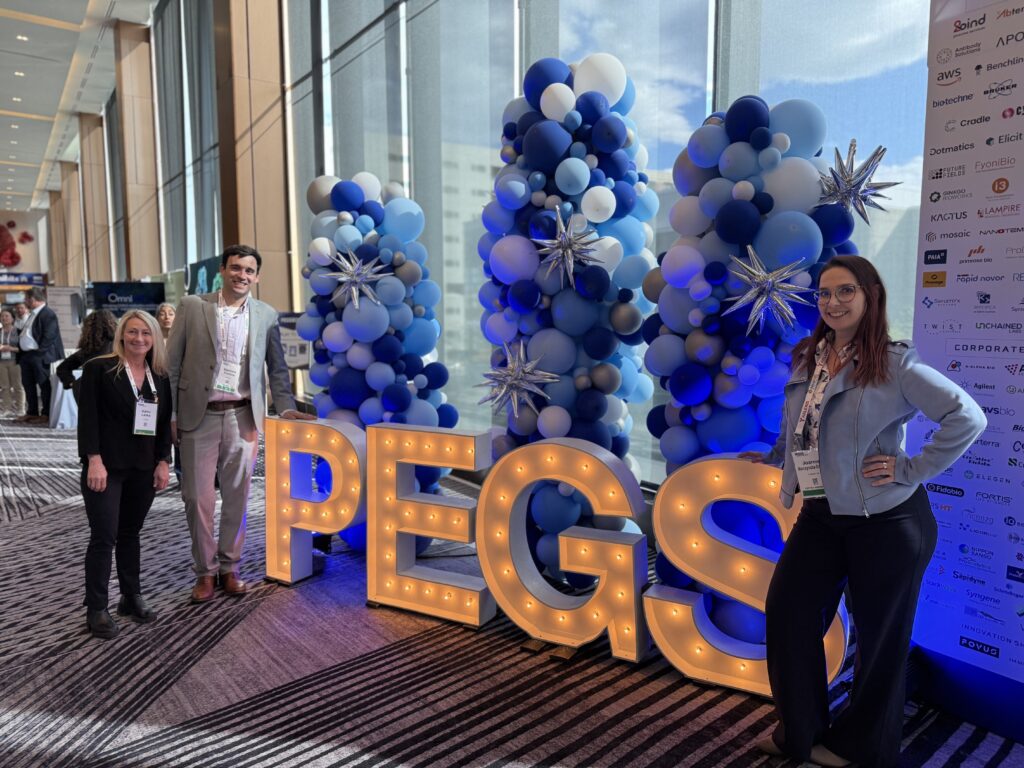 Ardigen team at PEGS Boston 2026 life sciences conference discussing AI in drug discovery